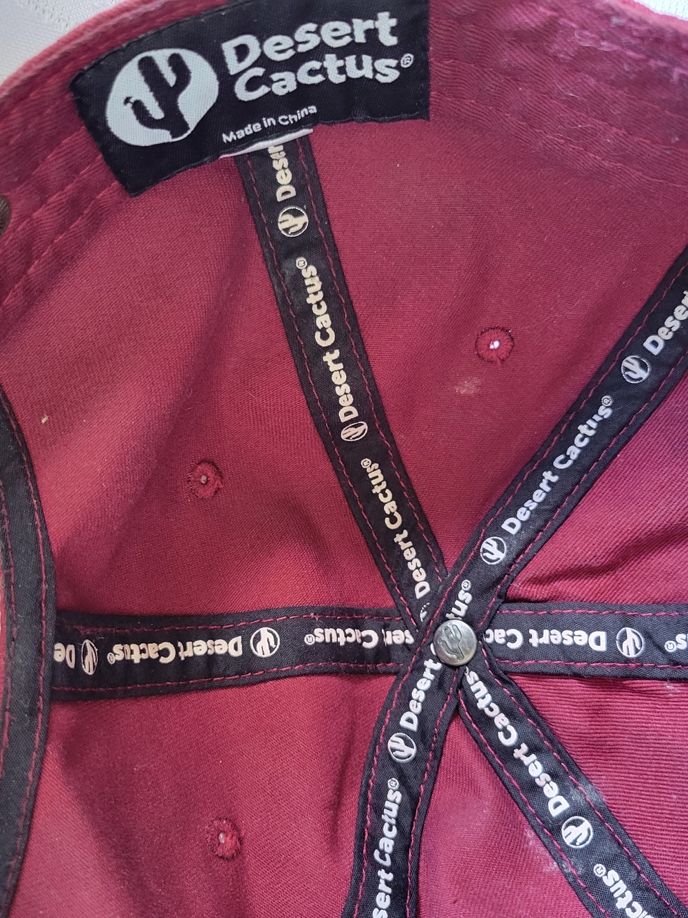 Maroon Rams Logo Baseball Cap - Men - Picture 2 of 5